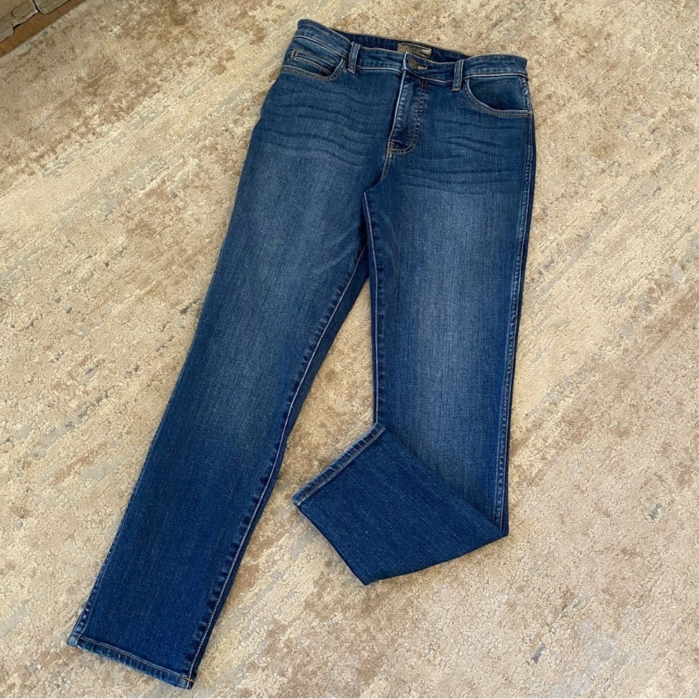 Kut from the Kloth Catherine Fab Ab Boyfriend High Rise Jeans Dark Wash Relaxed